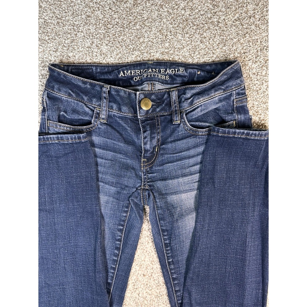 American Eagle Skinny Jeans Jegging Women's Size 00 Short Stretch Medium Wash